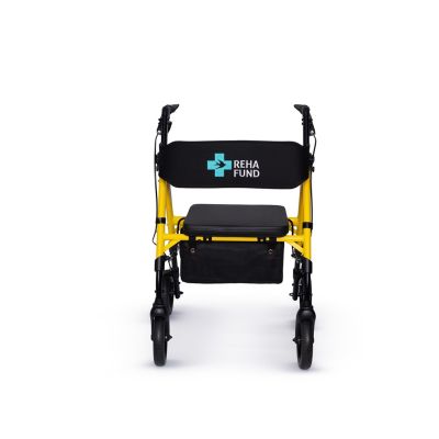 3. Four-wheeled walker Marseille, yellow RF-617/Ż REHAFUND
