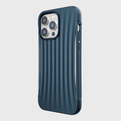 3. Raptic X-Doria Clutch Case iPhone 14 Pro back cover blue