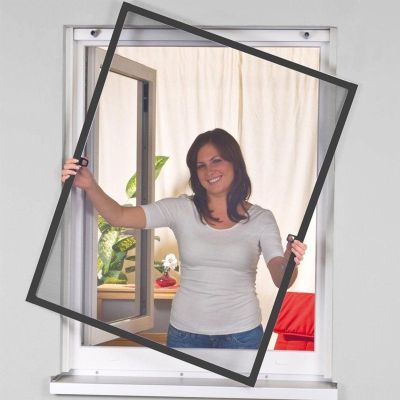 14. MOSQUITO NET WINDOW ALU 80X100CM ANTHRACITE