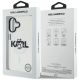 8. Karl Lagerfeld IML Choupette Sketch Logo MagSafe iPhone 17 Case - Clear