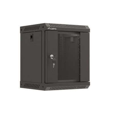 14. Lanberg WF11-3306-10B 6U Rack Wall Mount Cabinet Black