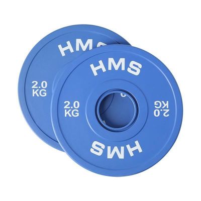 Olympic Bumper Plate 2x2kg Blue HMS CBRS20