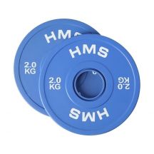 Olympic Bumper Plate 2x2kg Blue HMS CBRS20
