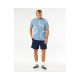 3. Men's RIP CURL Pacific Rinse Fin Tee Blue