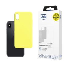 3mk Matt Case for iPhone X / XS - yellow