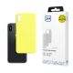 3mk Matt Case for iPhone X / XS - yellow