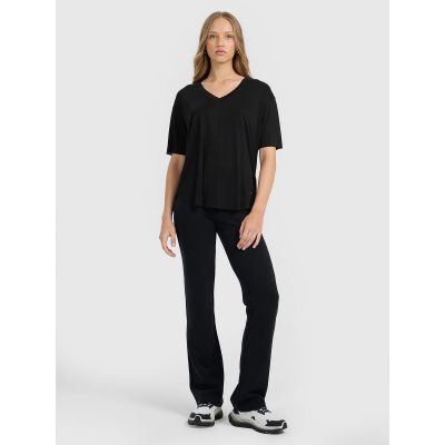 3. Women's oversize T-shirt with modal 4F 4FRAW25TTSHF3283-21S