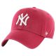 47 Brand New York Yankees Clean Up Cap B-RGW17GWSNL-DR Burgundy One size