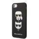 2. Karl Lagerfeld KLHCI8SAKICKCBK iPhone 7/8 / SE 2020 / SE 2022 black/black hardcase Saffiano Karl&Choupette Head