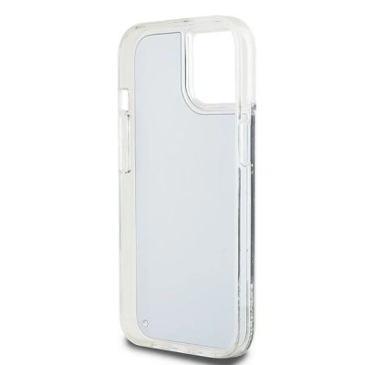 7. DKNY Liquid Glitter Big Logo iPhone 14/15/13 Case - Black
