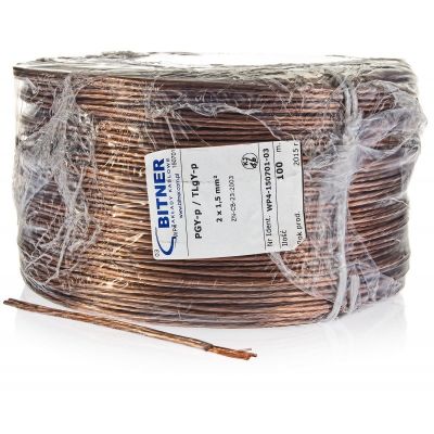 BITNER BiTsound PGY-p (TLgY) SPEAKER CABLE 2x1mm2 ROLL 100m.