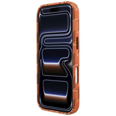 5. Karl Lagerfeld Monogram Logo MagSafe Case for iPhone 17 Pro - Orange