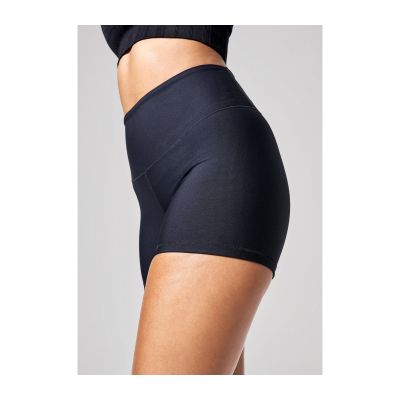 2. CASALL Ultra High Waist Hot Pant Sports Boxer Shorts Black