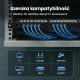 15. Patch panel Extralink EX.9663 (0.5U; cat. 6; 24xRJ-45)