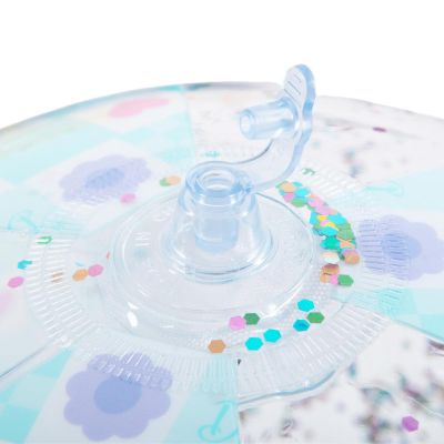 3. INFLATABLE BEACH BALL 50CM GLITTER BLUE 53197