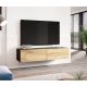 3. TV cabinet VIGO '140' 30/140/40 black/wotan oak