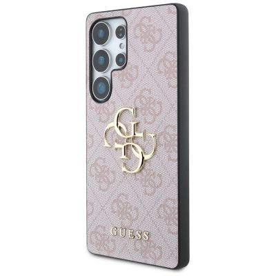 2. Guess Big 4G Logo Classic Logo Case for Samsung Galaxy S25 Ultra Pink