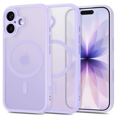 2. Tech-Protect MagPeak MagSafe CC Case for iPhone 17 - Matte Purple
