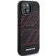 4. AMG Silicone Large Rhombuses Pattern MagSafe Case for iPhone 15 Plus / 14 Plus - Black
