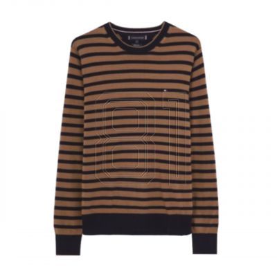 9. Tommy Hilfiger Fine Gauge Merino Tipped C Neck Sweater M MW0MW25410