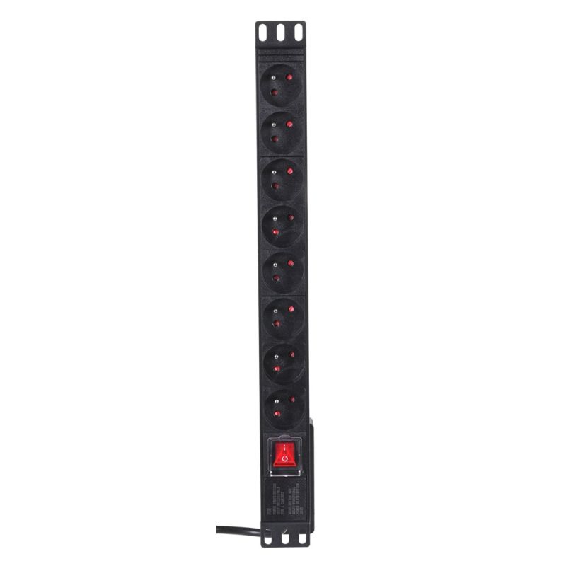4. A-LAN PZ081U power strip (8 x UTE; 16 A (3680 W); 1.8 m; black)
