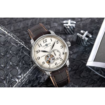 5. Men's Watch ZEPPELIN LZ127 Graf Zeppelin Automatik 7666-5 + BOX