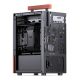 22. Jonsbo T6 Case, Mini-Tower, Mini-ITX, Tempered Glass, Wood - Black