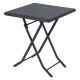 3. Small Black Forest garden furniture set | two chairs + black table