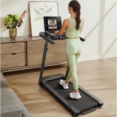 12. Treadmill with built-in desk for work and exercise UREVO Foldi 3S