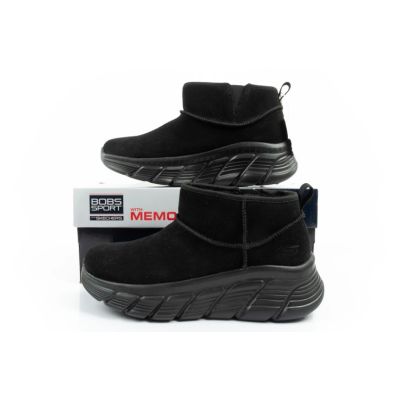 10. Skechers women's winter boots, insulated leather ankle boots