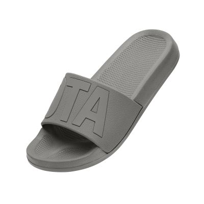 6. Kubota basic plain pool flip-flops gray K25SS-101-005-22-1