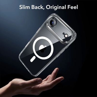 8. ESR Classic Hybrid MagSafe + Tempered Glass Set for iPhone 17 Air - Clear