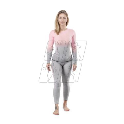 20. Thermoactive underwear Spokey Flora Set Lady Termo SM VT W 6114300000 gray and pink