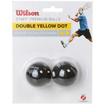 Wilson Staff Squash Double Yellow Dot Ball WRT617600
