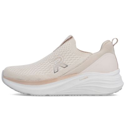 3. Beige Rieker W4100-60 slip-on sneakers