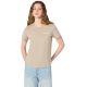 Champion Women's Short Sleeve T-shirt Beige 118408 MS041