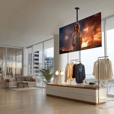 19. Maclean MC-803 TV ceiling mount (ceiling; 23" - 100"; max. 50kg)