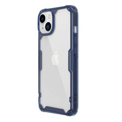 3. Nillkin Nature Pro iPhone 14 Plus case, armored cover, blue cover