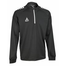 SELECT Spain v 25 black zip-up football training sweatshirt