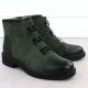 3. Green Women’s Suede-Look Lined Ankle Boots M.Daszyński SA252-4