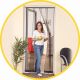 51. DOOR MOSQUITO NET 100X220 SLAT POLYESTER + VELCRO TAPE
