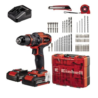 4. EINHELL TE-CD Cordless Drill Driver 18/40 Li-i +64 2x2Ah4513992