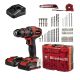 4. EINHELL TE-CD Cordless Drill Driver 18/40 Li-i +64 2x2Ah4513992