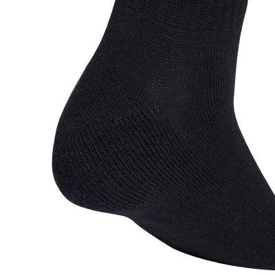 4. Adidas Cushioned Linear Crew Socks 10 Pairs Black KF9092