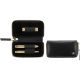 6. ZWILLING Twinox Gold Edition 97746-004-0 Manicure Set – Black Leather Case 3 Pieces – Black