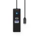 2. Orico PWCUR-C3 3-port USB hub 1x USB-A 3.0 1x USB-C 3.0 1x RJ45 Gigabit Ethernet 0.5 m - black