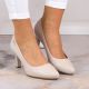 3. Sergio Leone W SK39AA high-heeled pumps, light gray