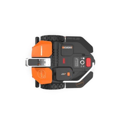 7. WORX Landroid Vision L1600 Robot Lawn Mower Battery Black, Orange, Red, Silver
