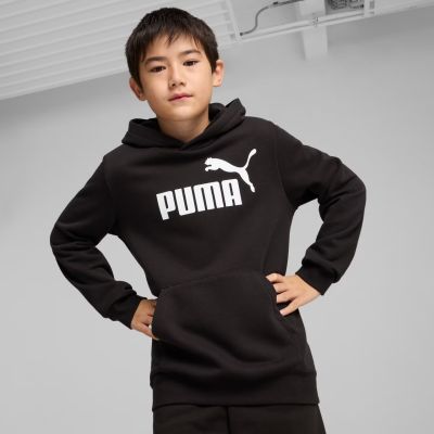 3. Puma ESS No. 1 Logo Hoodie for Kids Black 684909 01
