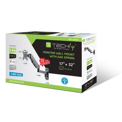 17. Techly ICA-LCD G112 TV mount for 81.3 cm (32") TVs Black